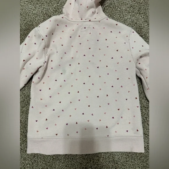 Cat & Jack Light Pink Heart Hoodie - Picture 7 of 10